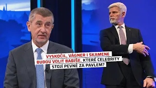 Vyskočil, Vágner i Skamene budou volit Babiše. Které celebrity stojí pevně za Pavlem?