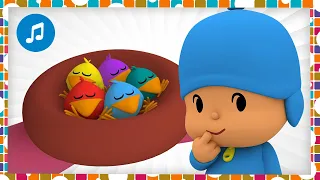 🐦 🎶FIVE LITTLE BIRDS | Nursery Rhymes & Baby Songs - Pocoyo