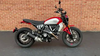 2023 Ducati Scrambler Icon Red walkaround