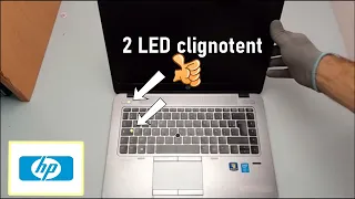 clignotement du bouton Caps Lock et du voyant d'alimentation, EliteBook, ne fonctionne pas.