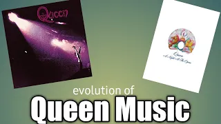 Evolution of Queen Music (1973-1991)