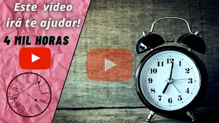 Esse vídeo duplicara seu tempo de exibição e minutos 4 mil horas no seu canal (leia a descrição)