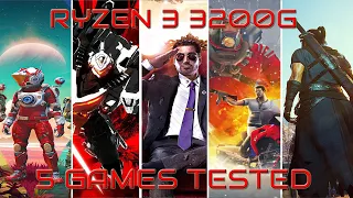 5 Games Tested on Ryzen 3 3200g Vega 8 - 8GB Ram