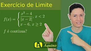Exercício #3 - Limite e Continuidade. | Exercícios de Cálculo - Limite.