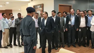 Mukesh Ambani visit in Kolkata Jio Godrej Office