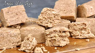 Homemade HALVA [sub] delicious simple dessert recipe #halva #halvarecipe #homemadehalva LudaEasyCook