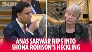Anas Sarwar rips into Shona Robison's heckling as he slams SNP NHS failures