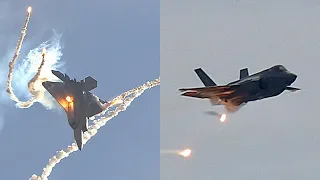 2023 Pacific Air Show - F-22 & F-35 FLARE DEMOS!