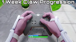 1 Week Non-Claw To Right-Hand Claw Progression 🦋(Insane Results)+ Best Linear Settings for Claw 🤩