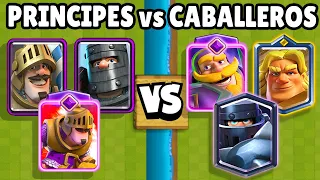 PRINCIPES vs CABALLEROS | OLIMPIADAS de CLASH ROYALE