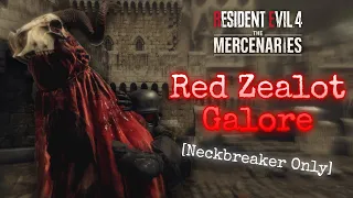 Resident Evil 4: The Mercenaries - Zealot Hell: Red Zealot Galore (Castle) - HUNK - Neckbreaker Only