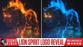 Lion spirit Logo Reveal | Intro video Logo Animation | (VIDEO NO: #109)