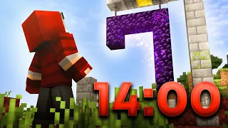 I beat Minecraft in UNDER 15 Minutes again | 1.16 RSG Speedrun [14:00]