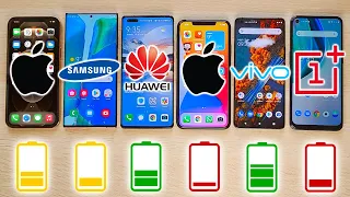 iPhone 12 Pro Max vs NOTE 20 Ultra, Mate 40 Pro, 11 Pro Max, ViVo X51, TEST DE BATERIA EXTREMO!!