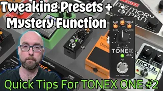 Tonex ONE: What CAN You Control?? | (Quick TIPS For Tonex One)