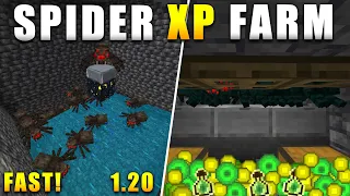 Easy Spider & Cave Spider XP Farm - Minecraft 1.20 Java & Bedrock (Mcpe|Xbox|Ps4|Nintendo switch|Pc)