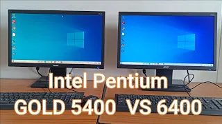 Intel Pentium Gold 6400 vs Pentium Gold 5400 Speed test | Video Editing Test