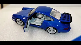 SOLIDO PORSCHE 911 TURBO 3.6 ELEKTRIK- BLAU 1990