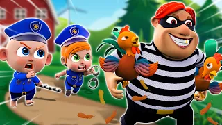 Police Officer Song + Strangers, Go Away! Song and More Nursery Rhymes & Kids Song | Songs for KIDS