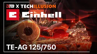 🤔 BILLIG = SCHLECHT?! EINHELL WINKELSCHLEIFER TE-AG 125/750 KIT im HÄRTETEST ft. TECHILLUSION (1/4)