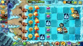 Plants vs Zombies 2 Frostbite Caves day 29 / Растения против Зомби 2 Обмороженные Пещеры день 29