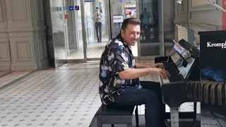 PART 2 - MONTREUX LIVE Boogie Woogie Public Piano with Nico Brina