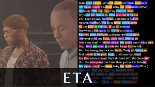 Dr. Dre & Anderson .Paak - ETA | Rhymes Highlighted