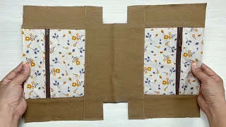 How to make beautiful shoulder bag | Sewing bag at home | Sewing tutorial