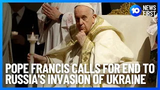 Pope Francis Calls For End To War In Ukraine During Easter Sunday Vigil Mass l 10 News First