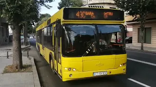 O SCURTĂ CĂLĂTORIE CU AUTOBUZ MAZ 107 PE LINIA LUI 43 C (CT 10 FEV)