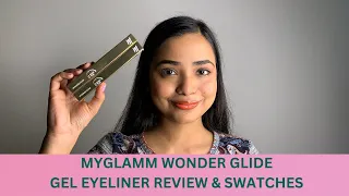 *New Launch * MyGlamm Wonder Glide Gel Eyeliner review & swatches #youtube || Bengali review