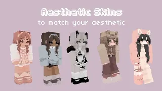 𝗠𝗶𝗻𝗲𝗰𝗿𝗮𝗳𝘁 𝘀𝗸𝗶𝗻𝘀 to match with your aesthetic^^「 minecraft pe/be」