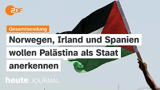 heute journal vom 22.05.2024 Geplante Anerkennung von Palästinenserstaat, AfD in der Krise (english)