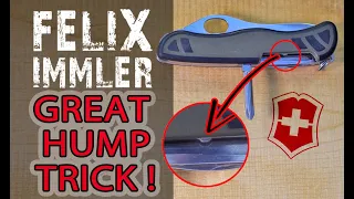 Best Swiss Army Knife Trick 2022 /  The Hump Trick /Best way to store a Ferro Rod in 111mm Grip SAK