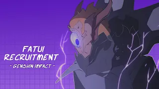 Fatui Recruitment - Genshin Impact Animatic - Childe / Tartaglia & Fatui harbingers