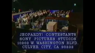 Jeopardy! contestant plug, 1997