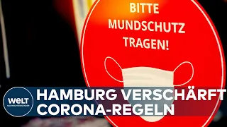CORONA: Hamburg verschärft Covid19-Regeln - Maskenpflicht auf Demonstrationen I WELT News