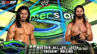 Full Match - Seth Rollins vs. Mustafa Ali: SummerSlam|WWE 2K23