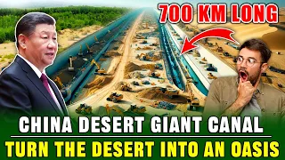 Crazy! China's $360 Million Desert Canal to Divert 120 Billion Cubic Meters of Water into the Desert