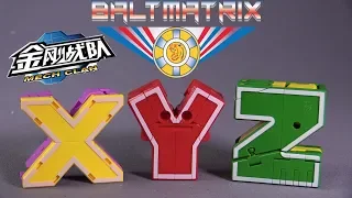 Mech Clan Transforming English Letters: X Y Z