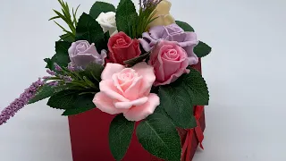 Handmade Bouquet Soap! Making bouquet soap! Букет роз из мыла! Как делать букет из мыла?