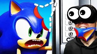 Eating SONIC In VR ELEVATOR