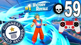 59 Elimination Solo vs Squads WORLD RECORD Win Full Gameplay (Fortnite Chapter 4 Season 2)