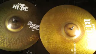 Paiste RUDE 14" Crash/Ride Versus RUDE 14" Sound Edge Hi-Hat Top