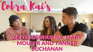 SDCC 2019 INTERVIEW: Xolo Maridueña, Mary Mouser and Tanner Buchanan from "Cobra Kai"