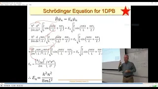 Solving the Schrodinger Equation for a Particle in a Box L4 4448