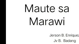 Maute sa Marawi City