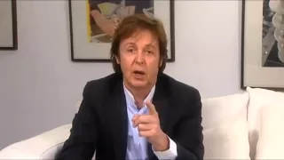 Paul McCartney saluda a chile 1993,2011 y 2014