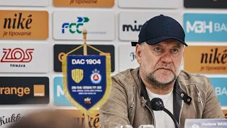 TLAČOVÁ KONFERENCIA | FC DAC 1904 Dunajská Streda - ŠK Slovan Bratislava | 5:3