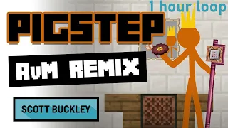 Pigstep AvM Remix 1 hour loop Alan Becker's animation soundtrack